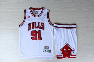 Maillot De Basket Chicago Bulls Michael Jordan 23 Eyed Engrener Fan Version Blanc